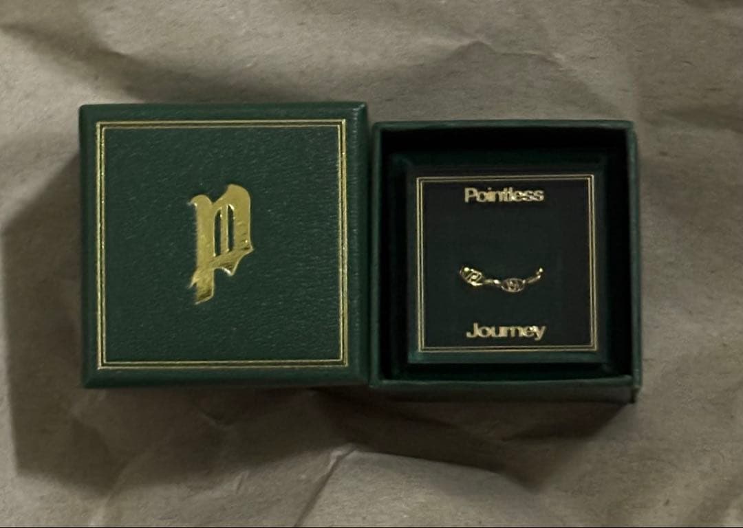 pointless journey CHAIN RING - GOLD 17号 pointlessjourney CHAIN