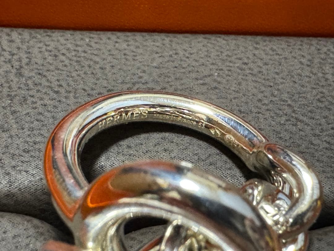 由里 HERMES シルバーリング クロワゼット