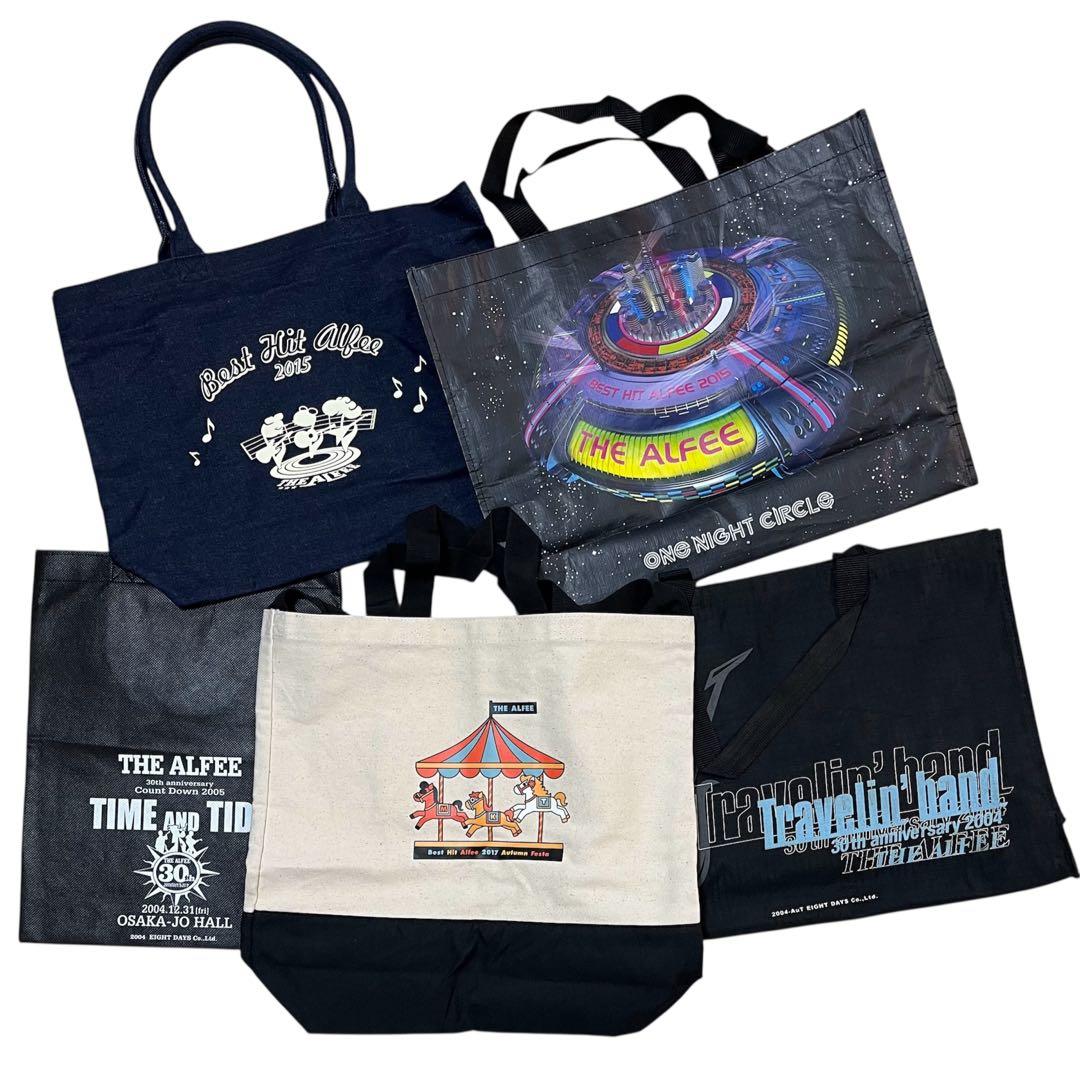 THE ALFEE☆トートバッグ 5点セット アルフィー ツアーグッズ - メルカリ