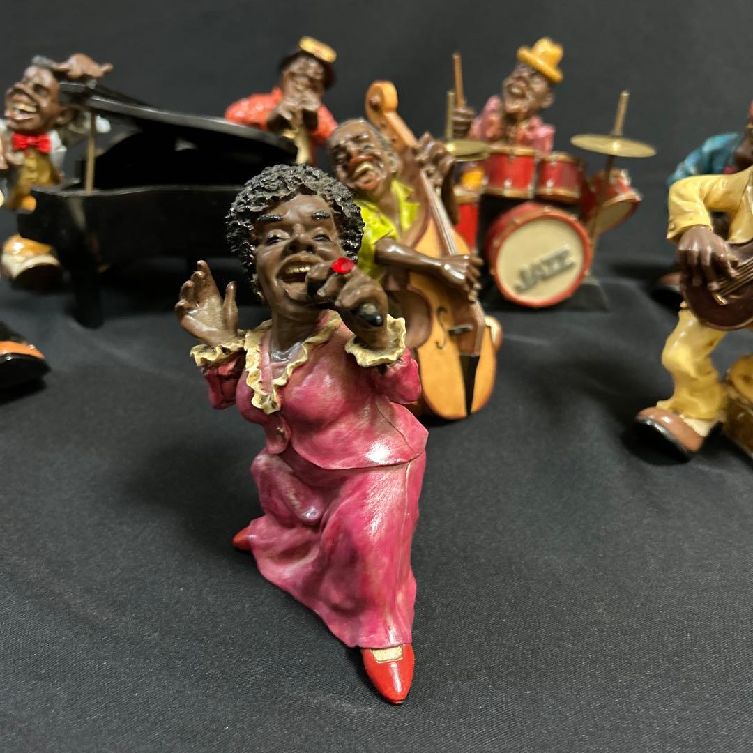 ジャズバンド 置物 フィギュア 元箱付属