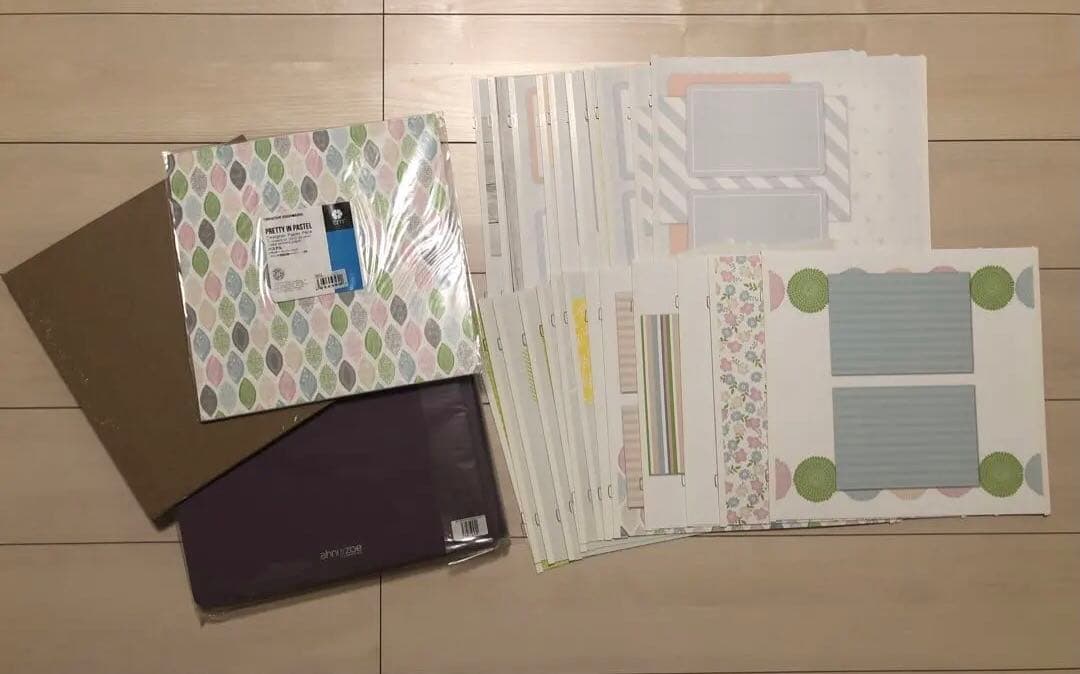 クリエイティブメモリーズ　 アルバム　F2F台紙　台紙カバー　ペーパー セット クリエイティブメモリーズ F2F アルバムセット 台紙 台紙カバー付き