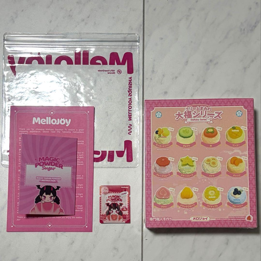 mellojoy メロジョイ 大福 スクイーズ 未開封 シュリンクつき - メルカリ