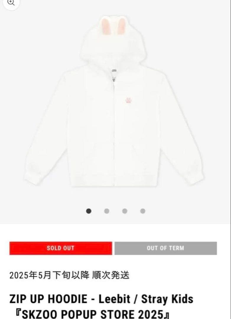 未使用】straykids skzooパーカー Leebit リノ