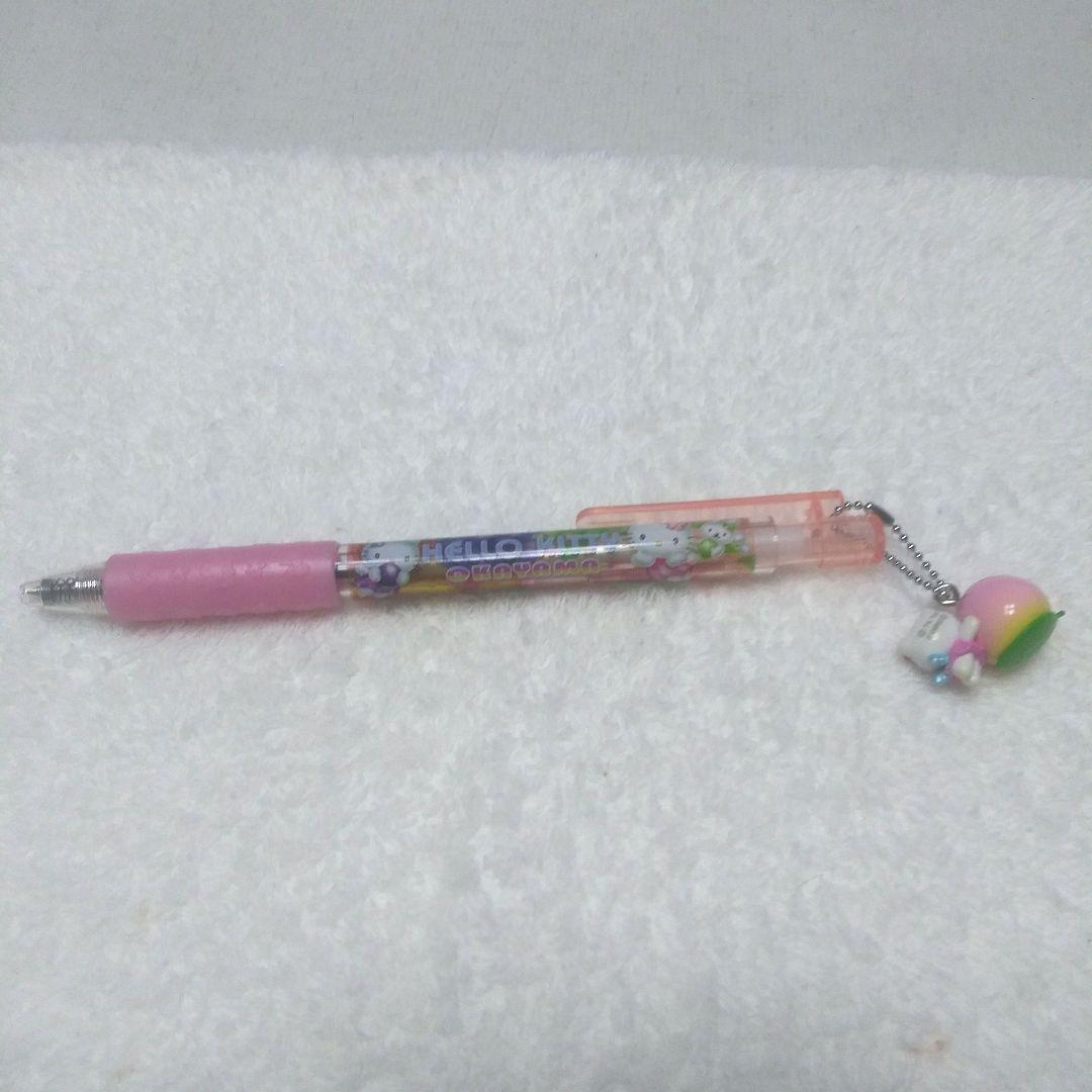 ご当地限定 キティちゃんボールペン サンリオ 岡山限定 桃バージョン