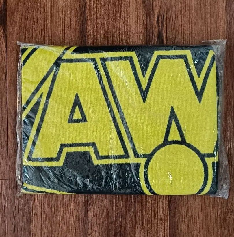 新品未開封】矢沢永吉 スペシャルビーチタオル SBT （ロゴ）黒/黄 旧