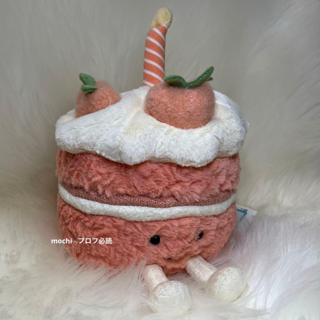  Melbie Peach Cake上海限定ケーキぬいぐるみ新品