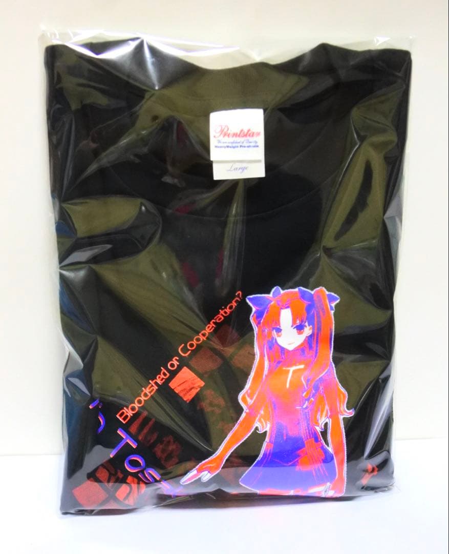 Fate EXTRA 2010 Tシャツ ブラック ACG 遠坂凛 Lサイズ - メルカリ