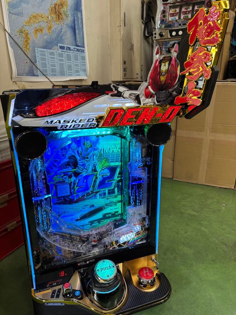 パチンコ実機 ブルーロック スマパチユニット付 eフィーバーブルー