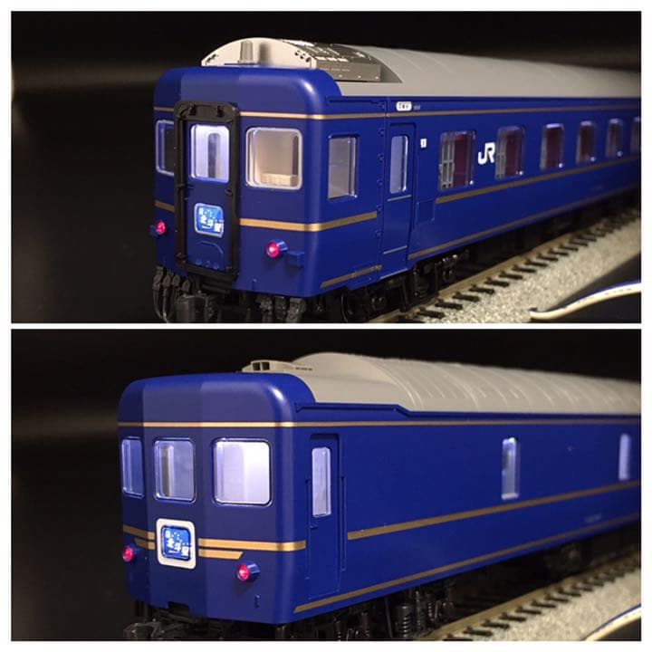 配送 KATO HOゲージ 24系寝台特急 北斗星12両フル編成（室内灯有・