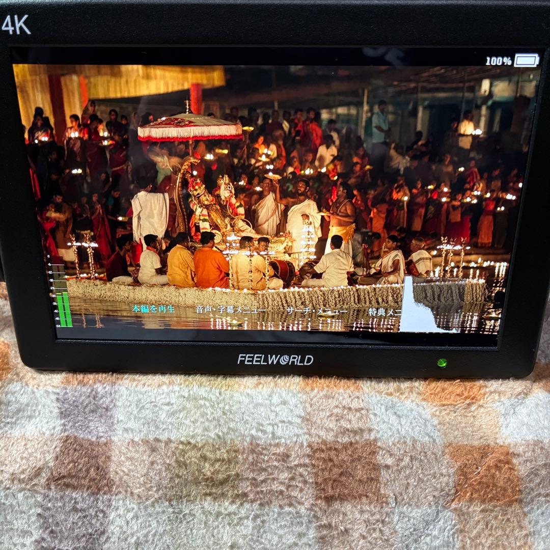 バッテリー3つセット7インチ 液晶モニター4K （FEELWORLD T7