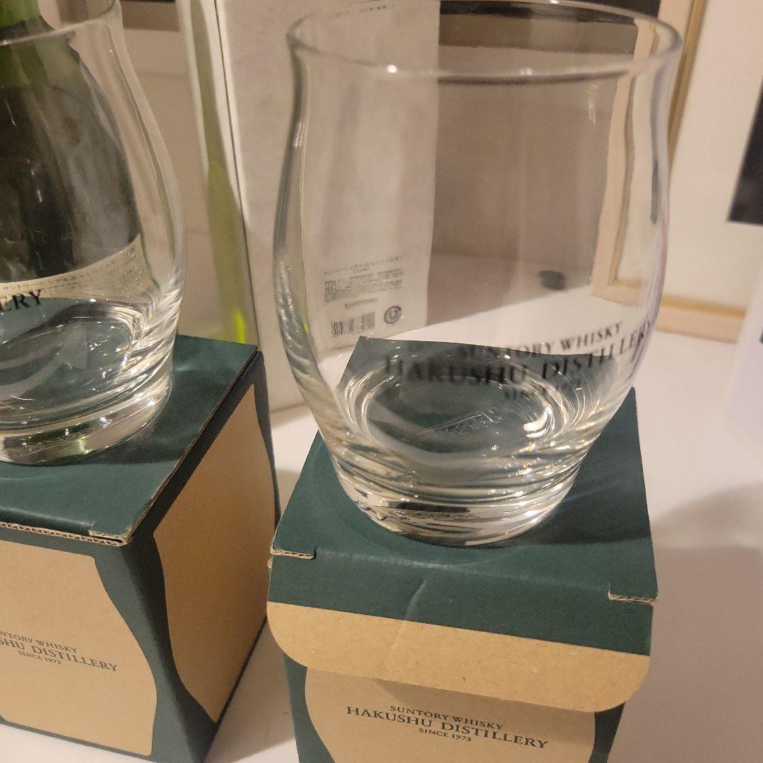 サントリー 白州 シングルモルトウイスキー 700ml + グラス2つ
