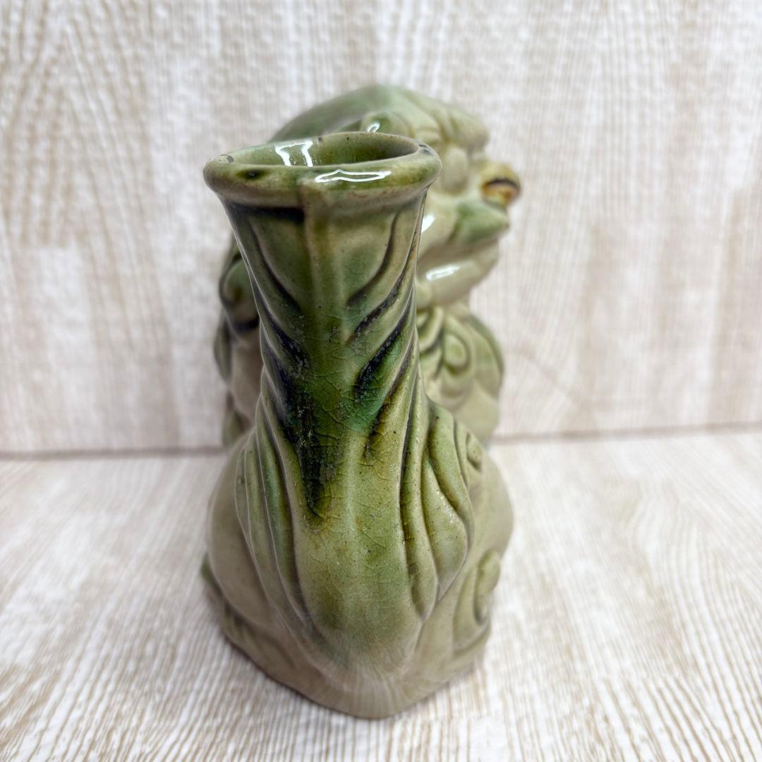 沖縄 泡盛 シーサー 空き瓶 南光 残波 インテリア 魔除け 古酒 陶器