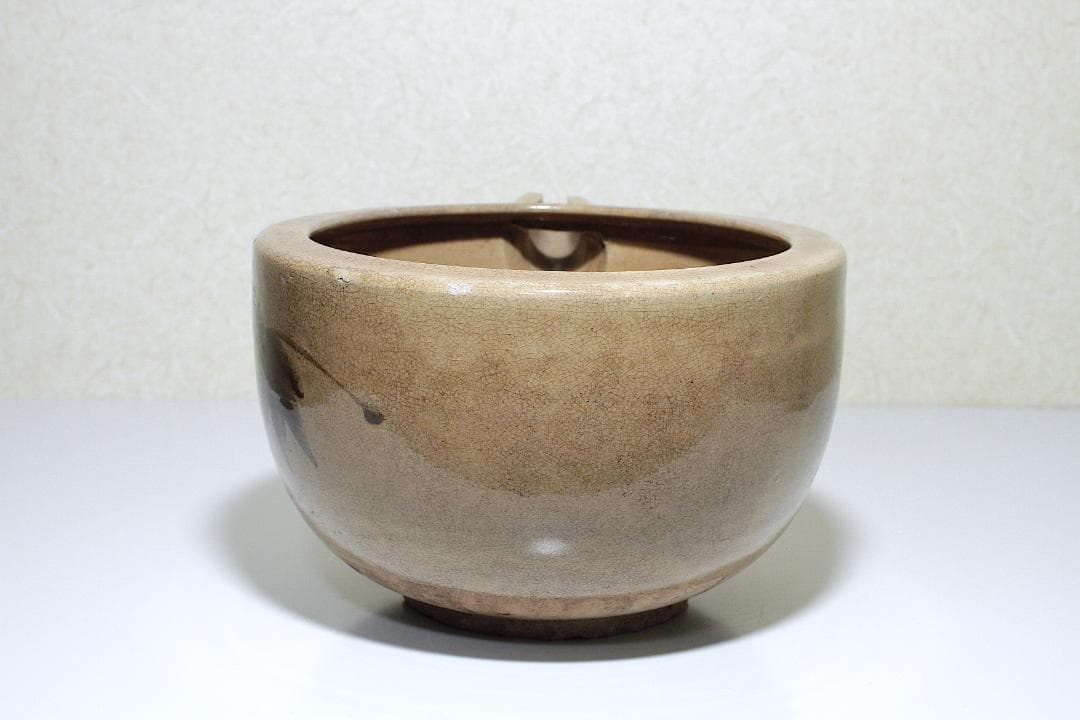 江戸後期-明治 絵瀬戸 紅葉文 片口