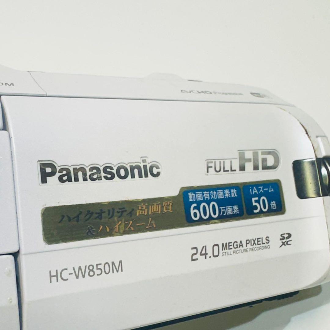 Panasonic HD ビデオカメラ HC-W850M 動作未確認 現状渡し