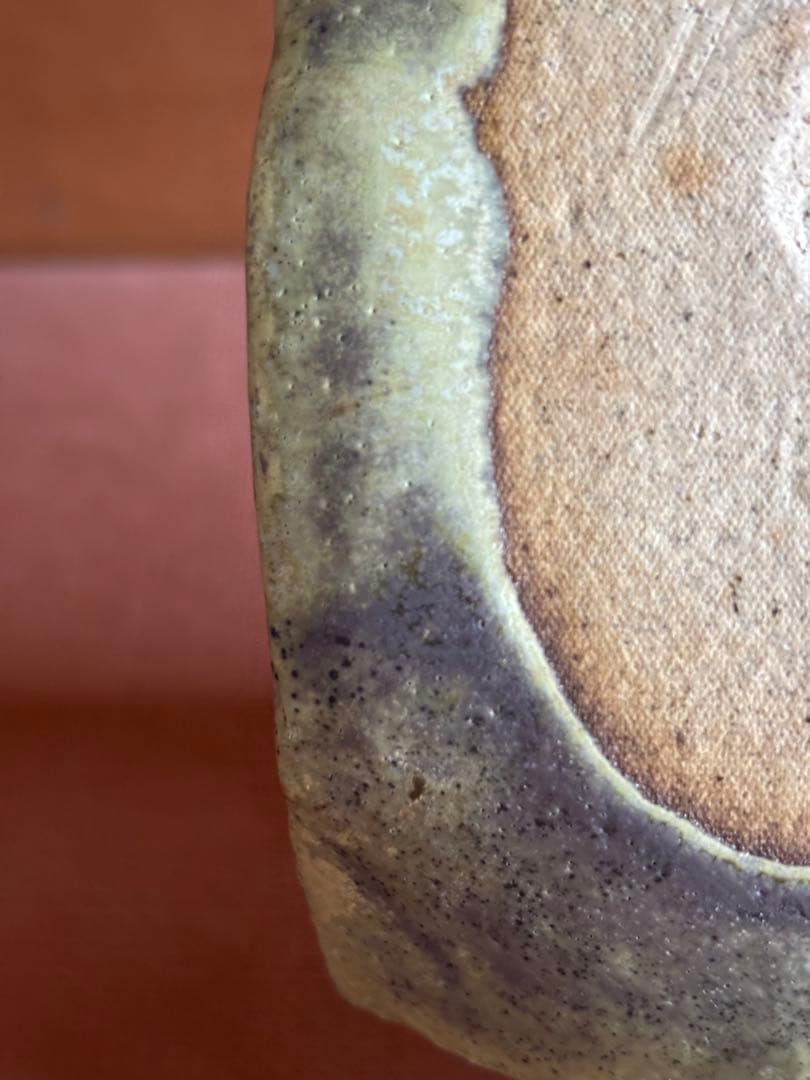 やまちゃん様専用 河井寛次郎作青緑釉彫竹林文四方立皿 検