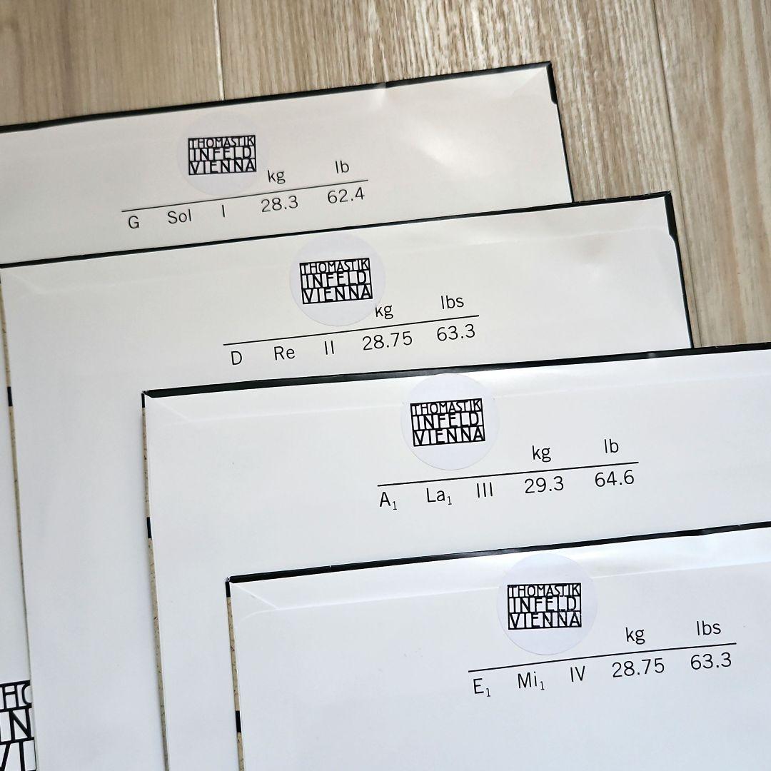 新品・未開封品【コントラバス弦】ベルカント 4弦セット 新品未使用