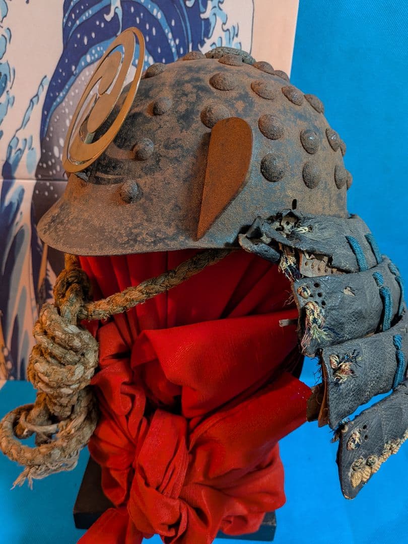 戦国時代極稀少博物館級1467〜1568年頃尾長巴御家紋前立