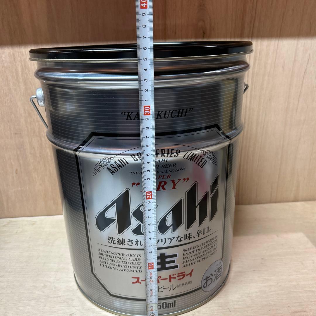 30周年記念　アサヒ　スーパードライ　缶　オリジナルペール缶　ノベルティ