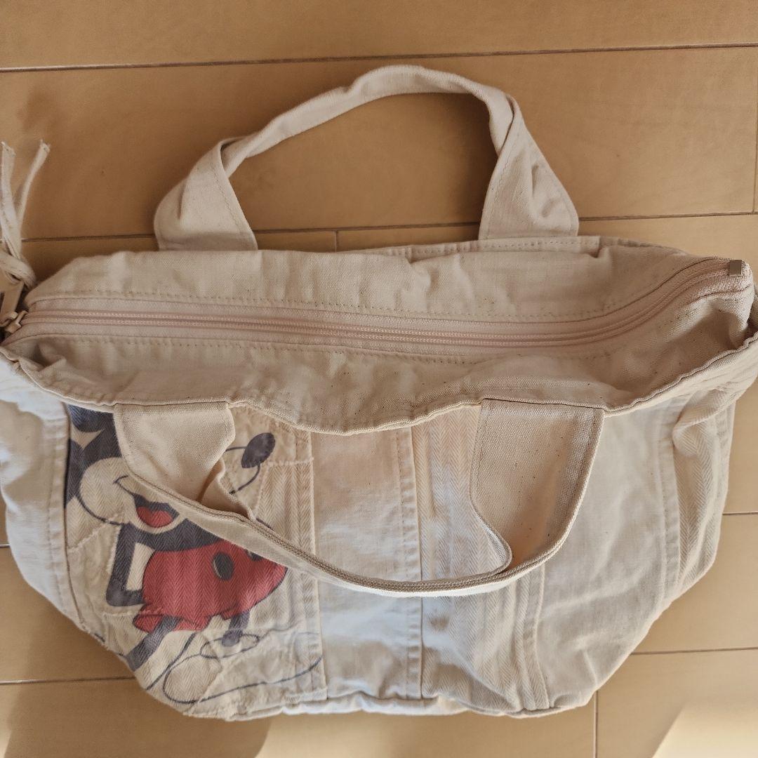 未使用品 デニム&ダンガリー ミッキーコラボ トートバッグ - メルカリ