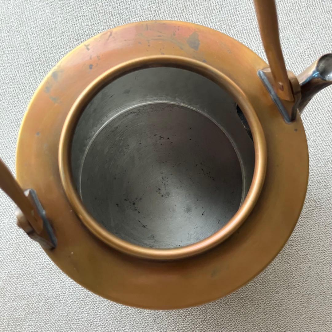 希少✨北越堂 鎚起銅器 湯沸 四代目 本間弘 やかん 薬缶 伝統的工芸品