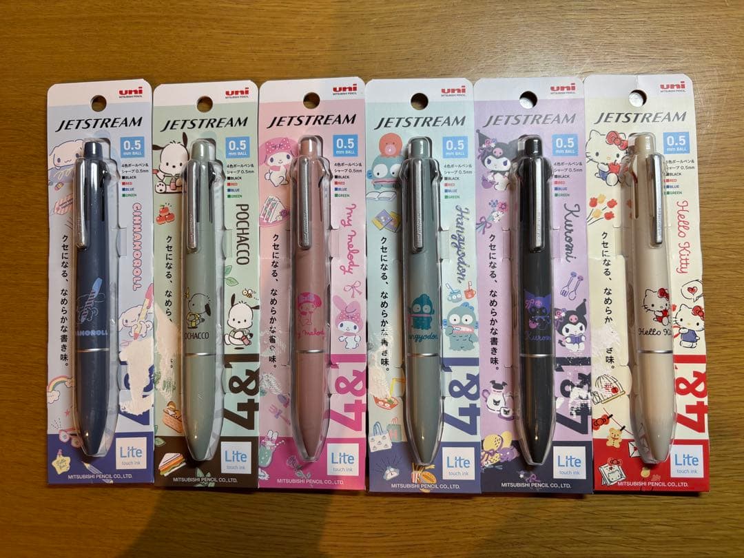 新品未使用」サンリオJETSTREAM right 4&1 6本セット - メルカリ