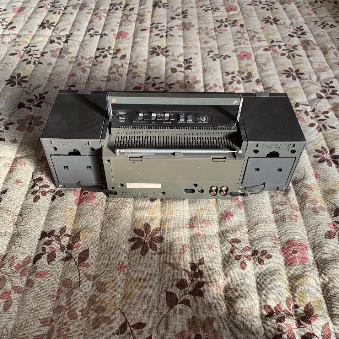 ナショナル テープ ラジオ ラジカセ レトロ 電池式