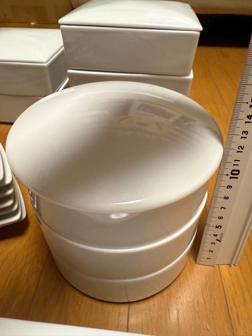 るるポーセラーツ白磁セット♡お重他、焼成ラック、和柄転写紙