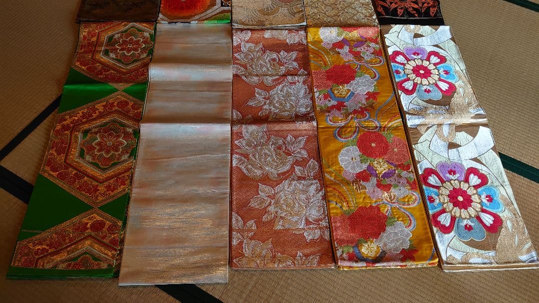 袋帯 着物 帯 刺繍 金糸 旧家 10種 10枚
