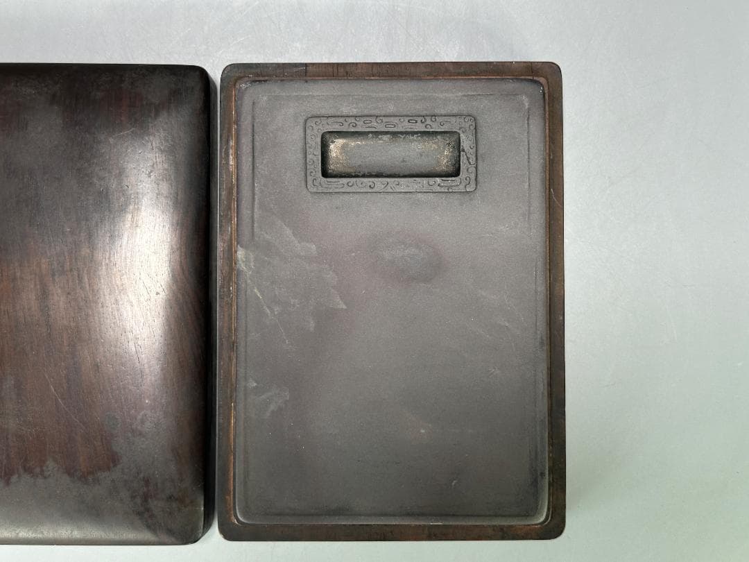 中国美術 書道具 文房具 硯 童子牧牛図 魚脳洞 端渓硯 時代硯 唐物