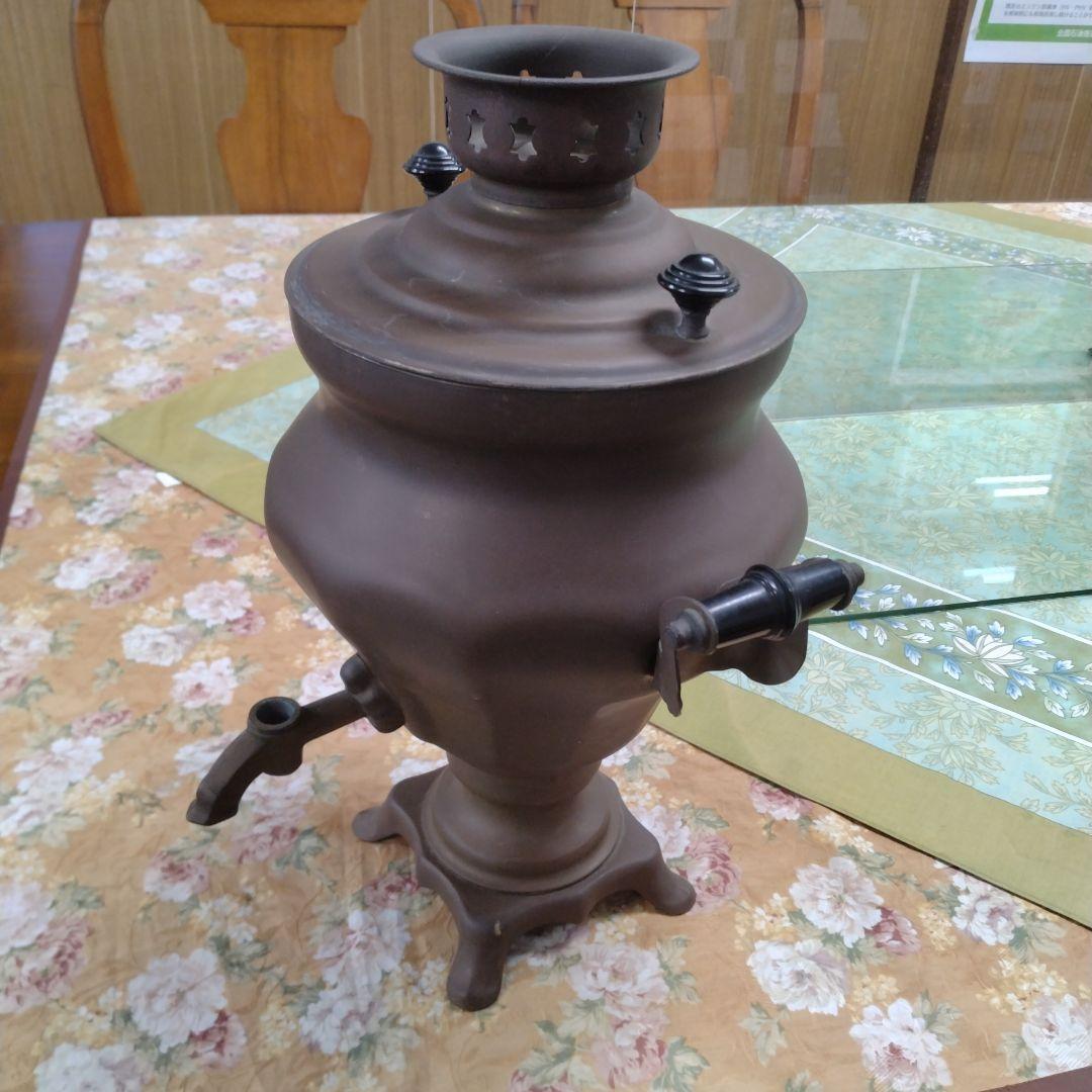 ロシア製だと思われる電気式湯沸かし器 サモワール ティーポット【本体