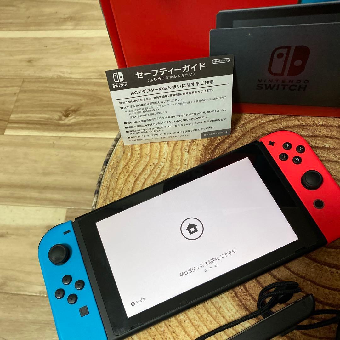 Nintendo Switch ニンテンドースイッチ本体　ネオン ⑥