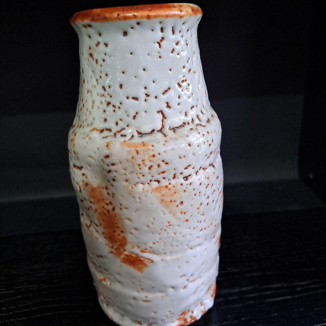 人間国宝 安藤日出武 鼠志野 花生 - メルカリ