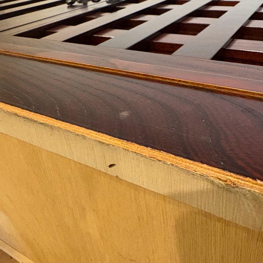 からくり箪笥 民芸家具 収納棚 チェスト 和棚 ローボード