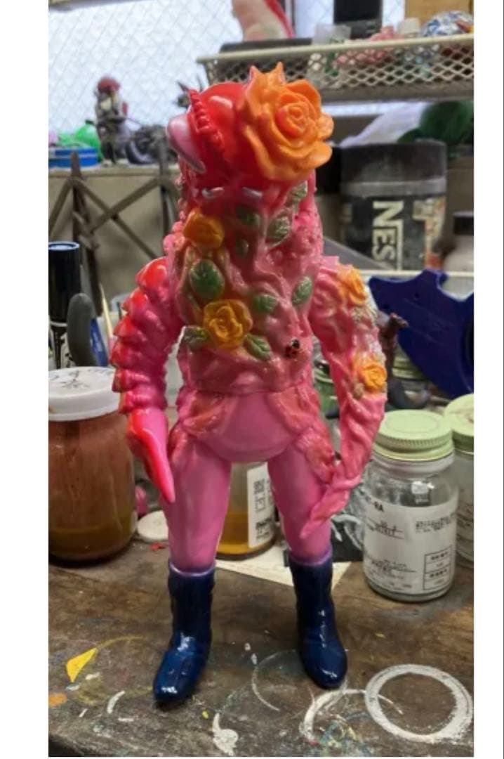 ヤモマーク 大怪獣シリーズ バラバラン ピンク ソフビ - 特撮特別