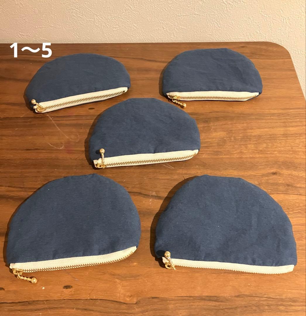 奈々さま専用☺︎ 刺繍　ファスナーポーチ　ハンドメイド　お薬ポーチ　手刺繍