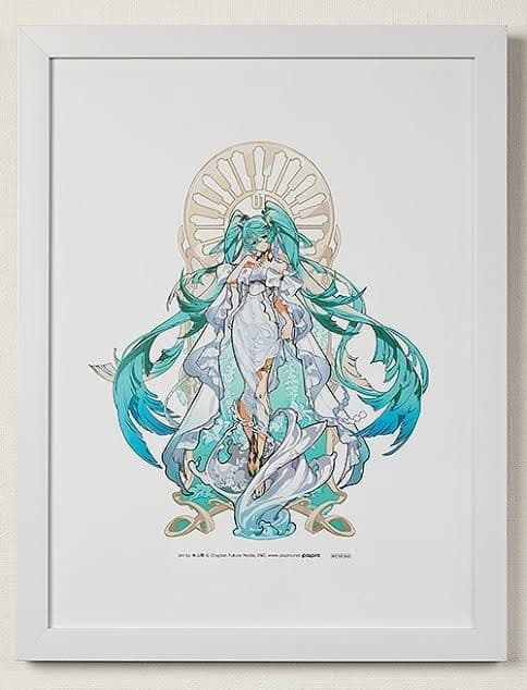 初音ミク feat. Yoneyama Mai グッスマ特典 描き下ろし複製原画 - メルカリ