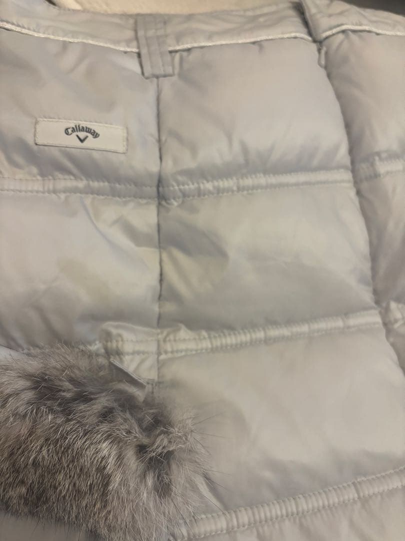 Callaway シルバー グレーダウンフード付き　ベスト　セットアップ