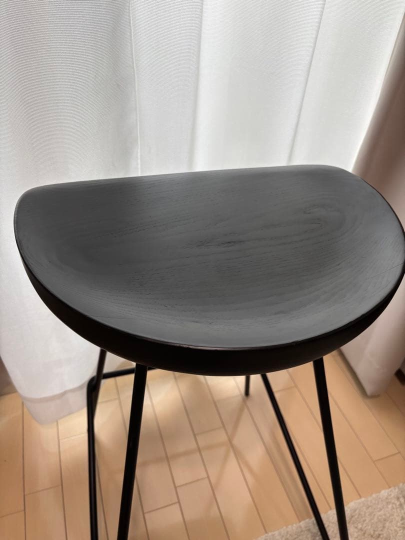 値下！GART(ガルト)マーラハイチェア ブラック カウンターチェア バーチェア