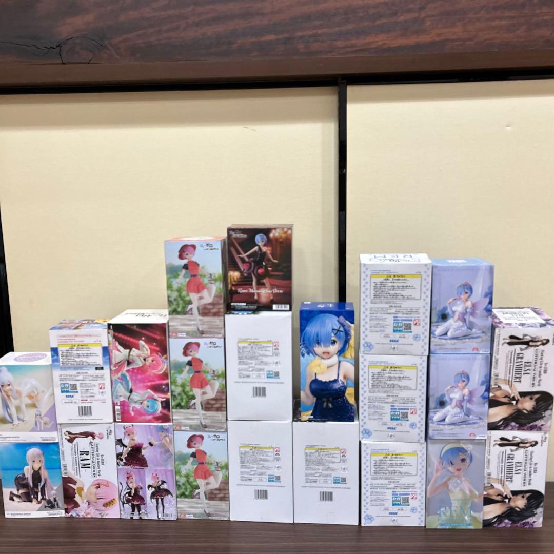 未開封 まとめ売り リゼロ フィギュア22体 フィギュア