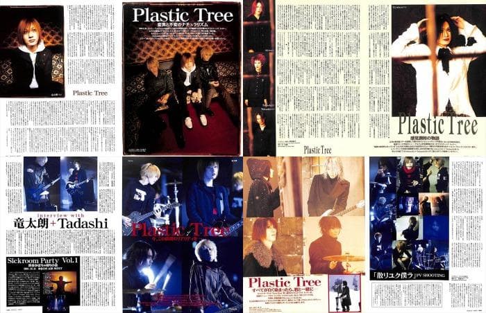Plastic Tree 有村竜太朗 雑誌 切り抜き 302P ◆インディーズ