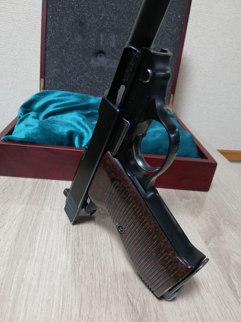 明日終了⭐マルゼン ワルサーP38 ガスブロカスタム⭐銃ケース付