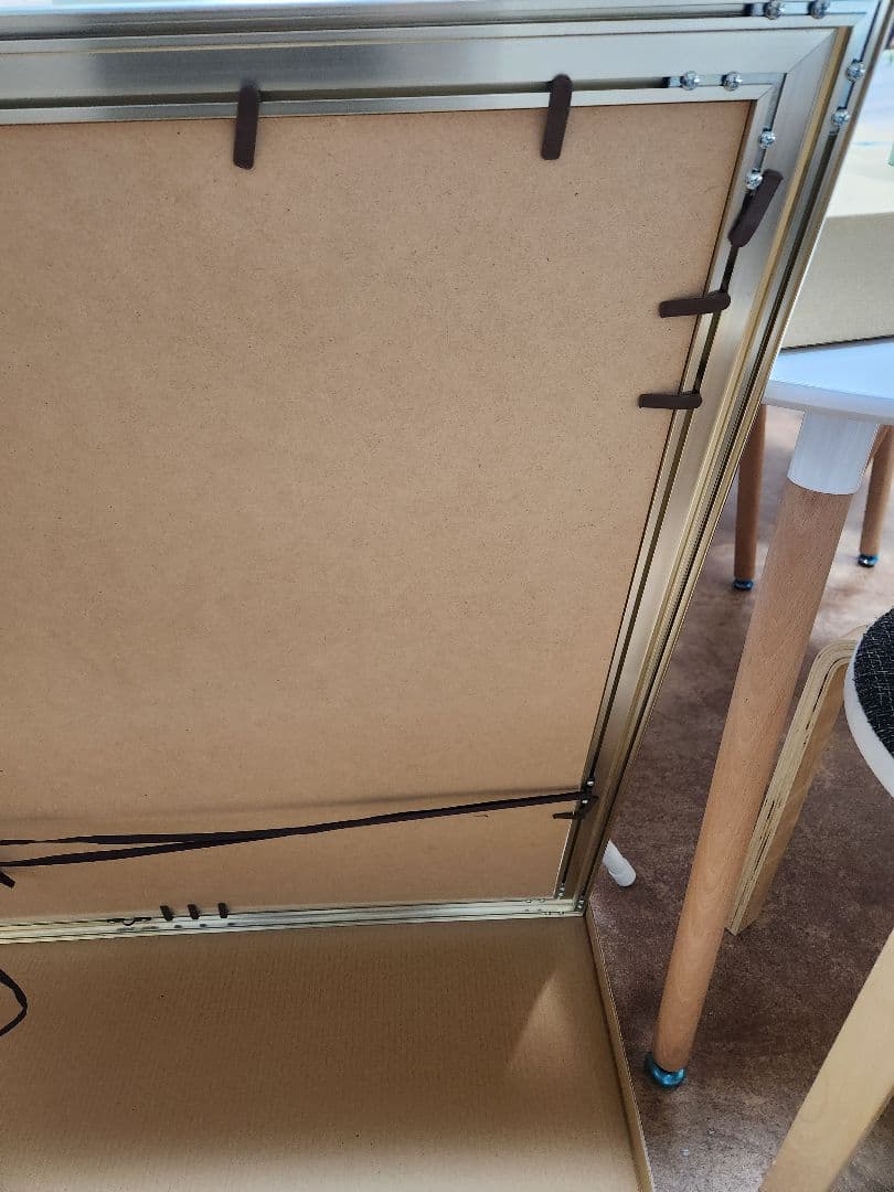 【F20号】木製油彩額縁ブラックフレーム