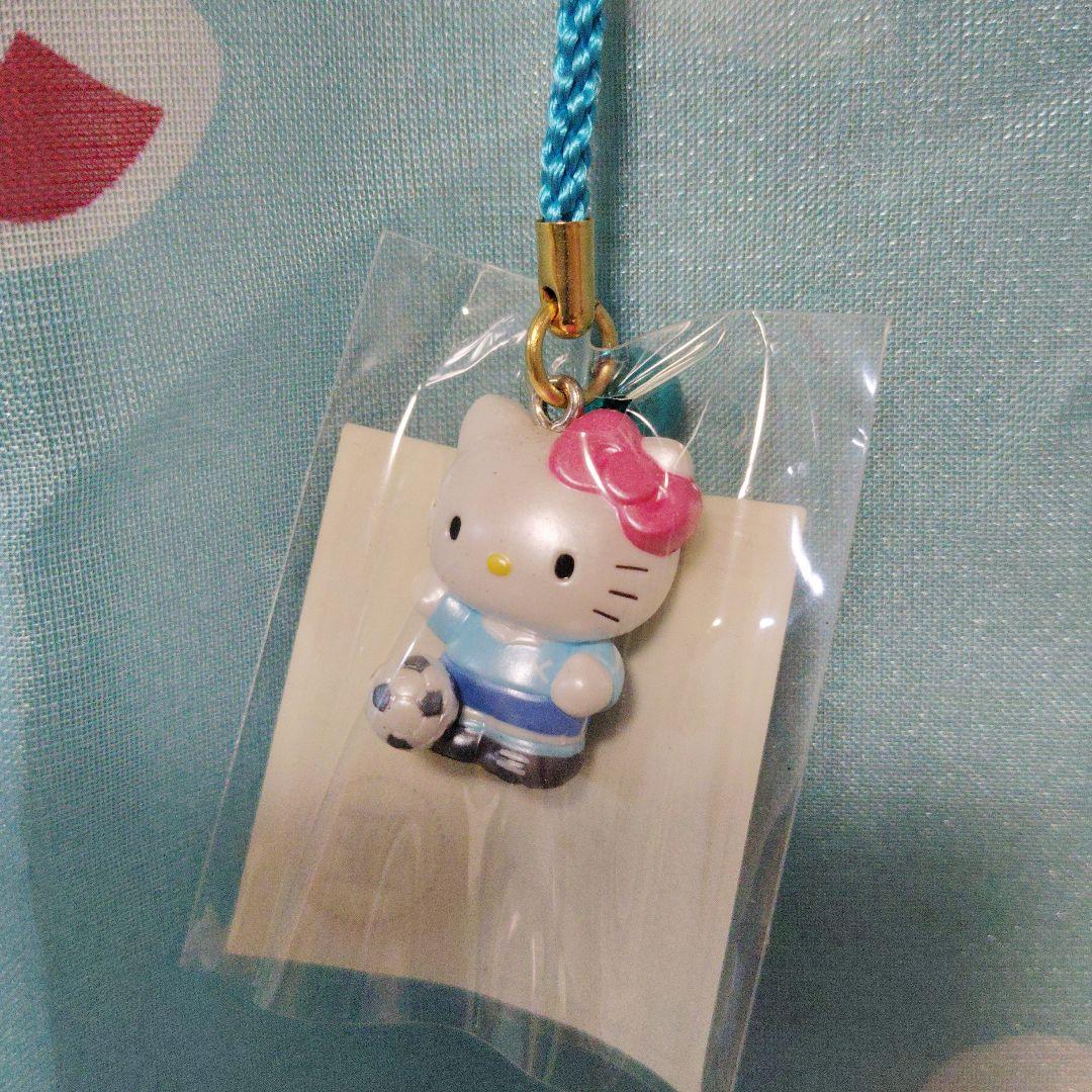 キティ根付　ねつけ　ストラップ　サッカー部　部活