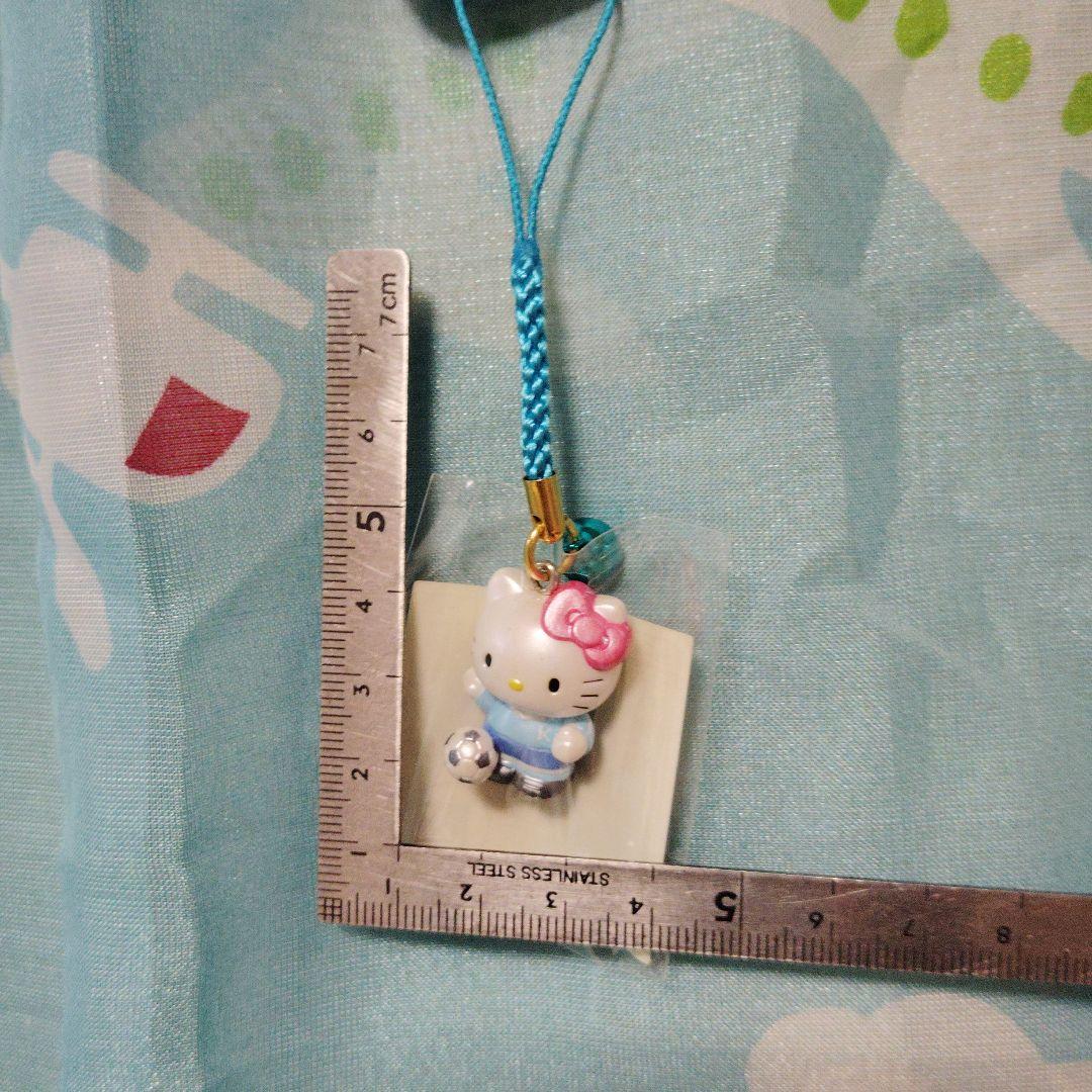 キティ根付　ねつけ　ストラップ　サッカー部　部活