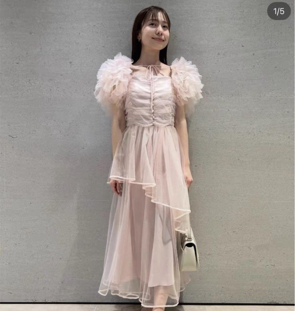 furfur ファーファー チュールボレロセットキャミドレス - メルカリ