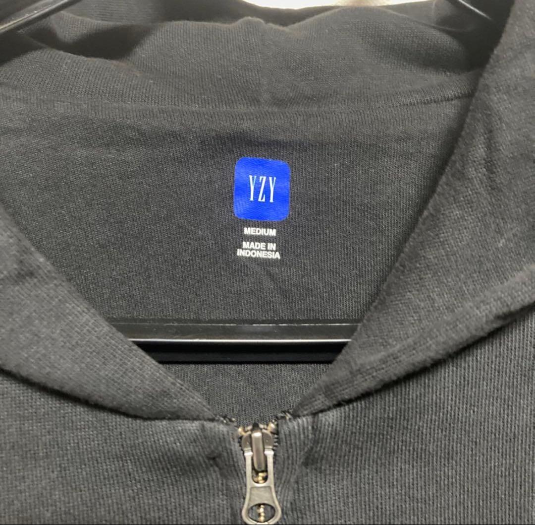 yeezy gap ジップアップパーカー　ブラック
