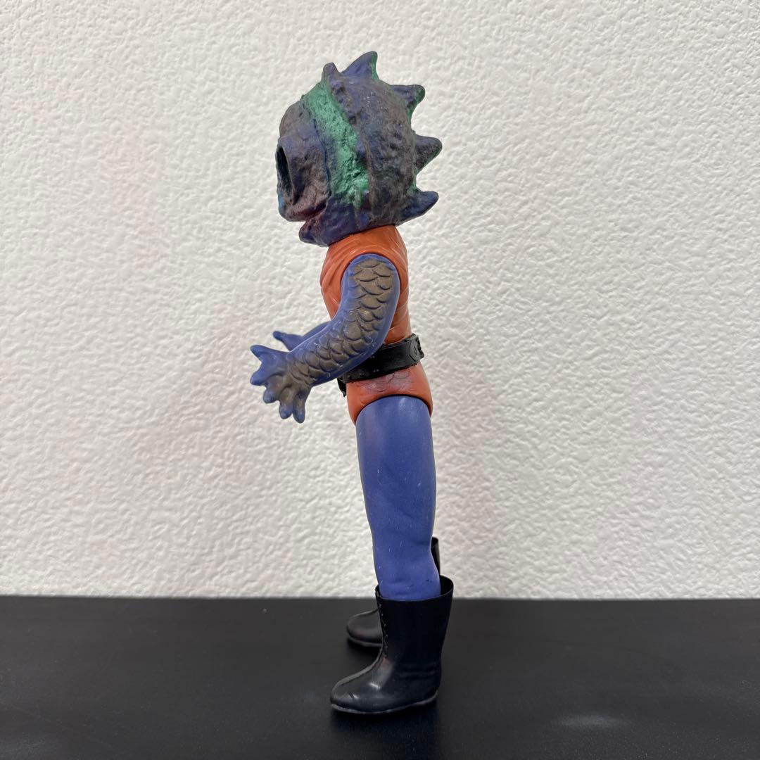 当時物　旧バンダイ　仮面ライダー　怪人　アマゾニア　ソフビ