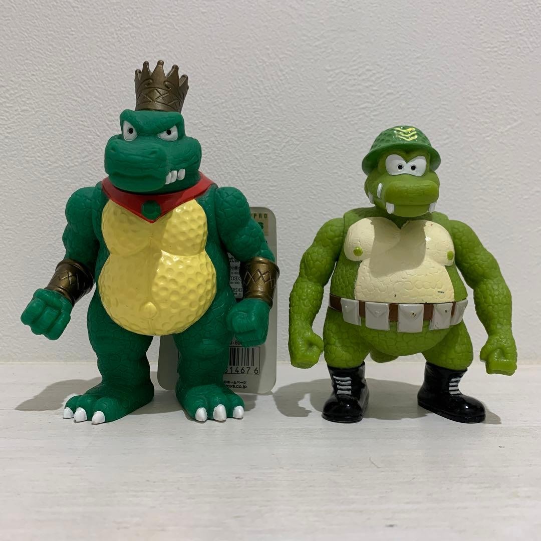 ドンキーコング ソフビフィギュア キングクルール＆クランプセット