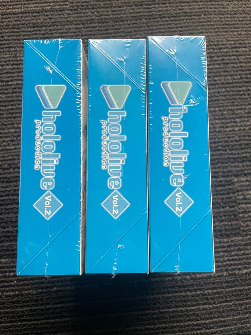 ヴァイスシュヴァルツ ホロライブ vol.2 シュリンク付き 初版 3box