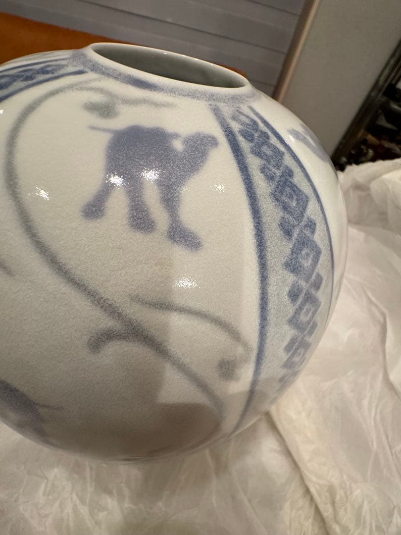 宮崎祐輔⭐︎ 谷鳳窯⭐︎花瓶⭐︎ 宮崎祐輔/谷鳳窯・青白磁
